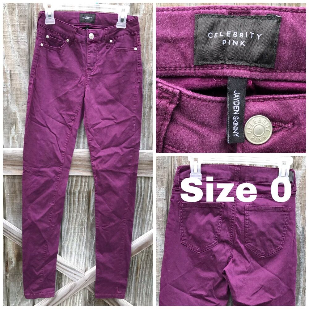 Size 0 CELEBRITY PINK JAYDEN SKINNY JEANS